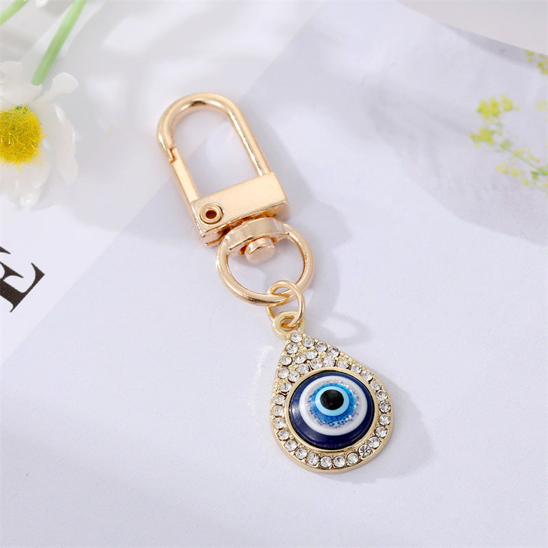 Wholesale Drip Oil Spot Drill Resin Patch Eyes Keychains